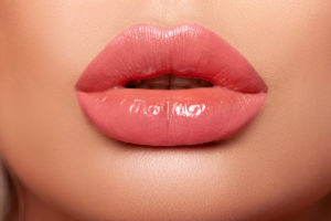 woman's lips closeup