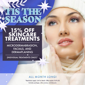 15% off microdermabrasion, facial, or dermaplaning treatment